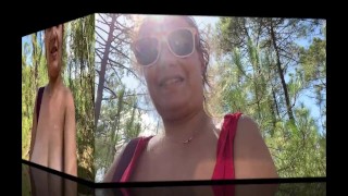 petite salope française suce dans les bois de la plage naturiste