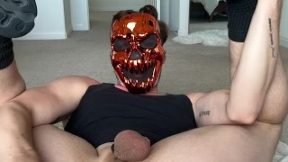 Halloween Twink Fucks Pussy Raw and Dripping