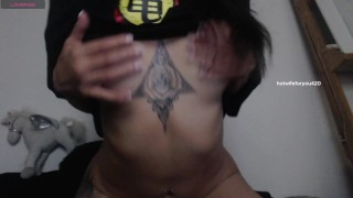 playing with my body while you take your cock out of your pants