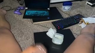 Big dick masturbation