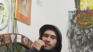 Verga dura y grande de viene a chorros