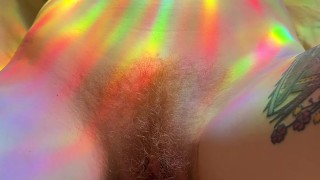 Deep Fisting Cedar's Hairy Ginger Pussy