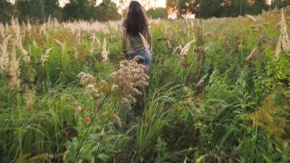 Real Amateur Outdoor Ass Fuck - Anal Creampie in the Forest