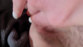 Sticky cum, and a little bit of bed pee