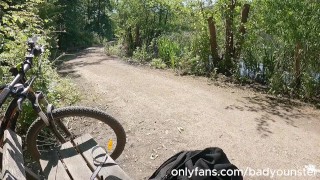 JERKING OFF IN A PUBLIC LAKE