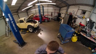 VRB Gay: Twink Mechanic Gives Hot Blowjob and Fucks Anal before his Boss Coming | VR Porn