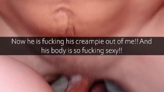 Hotwife Scarlett VanWhite sends CUCK CAPTIONS to her hubby while fucking an 8 INCH DICK!!
