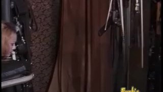 Raunchy lesbian sluts have some kinky fun in the dungeon