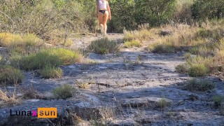 LunaxSun VLOG - I get my Pussy Smashed by a Huge Cock and Cum on my Ass! - Luna's VLOG (Episode 1)