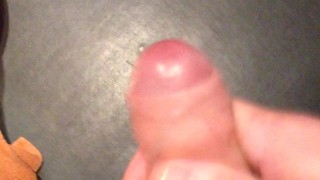 Stroking my Hard Cock with tight Foreskin - ended in a Big Cumshot 💦💦