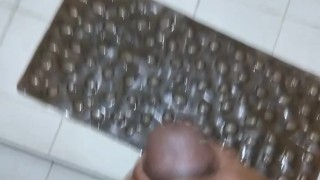 Jerking my hard dick