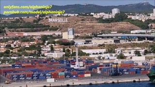 Cruise Ship Balcony Blowjob in Marseille