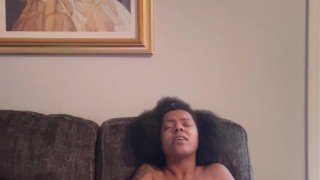 EBONY MILF couldn’t stop CUMMIN