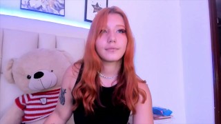 Beautiful Colombian with a pretty face and reddish hair is looking for a stud to fuck her