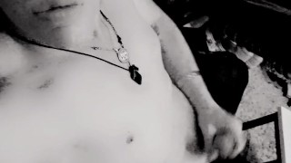 Stroking that dick after being in the clouds