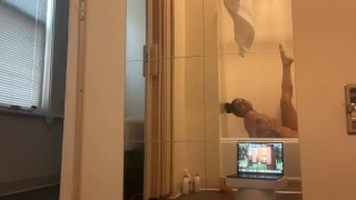 Of The Naked Ballerina's Bath Time.