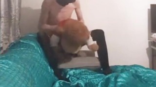 Baldy Twig fucking his teddy bear rough and moans while having orgasm
