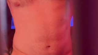 Twink Sucks My Big Dick at TroughX Live Sex Show