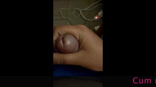 A quick nut poking through my boxers
