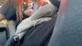 Italian Horny Milf Artemisia Love Sexy Car Ride Big Tits Flashing OF@ArtemisiaLove101 for more