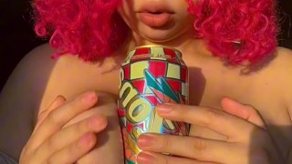 Raspberry Iced Arizona Tea Tits
