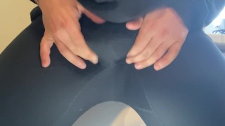 Young bondaged balls cumming hard