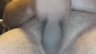 jerking my hard cock for you and cummin.