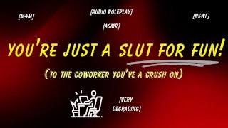 [M4M ASMR] Straight Coworker Miguel DEGRADES you You're His Slave now [Audio Roleplay]