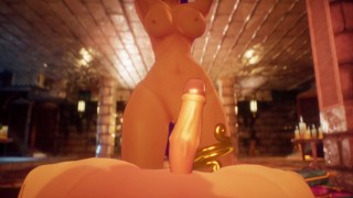 (Soundless) Shantae & Futa Sky Giantess Growth