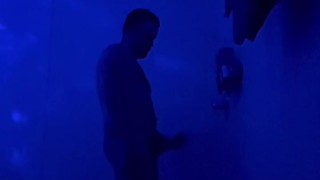 OTTER JERKING OFF IN DARK ROOM SHOWER