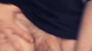 Hung solo male distracted by his COCK at friend’s house