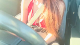 Long Car ride with Italian Stepmom Artemisia Love Big Tits Flash Big Nipples OF@ArtemisiaLove101