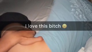 Railing my Stepsister during Netflix with our Parents in the next Room - Shared Bed