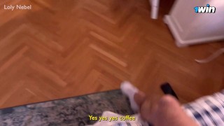 Met the porn actress on the street and fucked her the same day for a cup of coffee - Loly Nebel