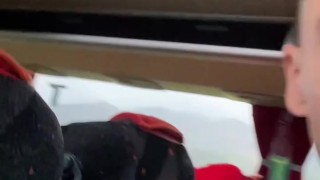 Jerking off in the public bus!