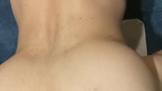 tight twink rides dildo