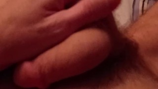 Playing with my big veiny balls