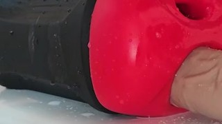 Ponding Coconut Oil Straight Edge Cock Block Fleshjack Frot Dangling Close Up Cock Twink Shorties