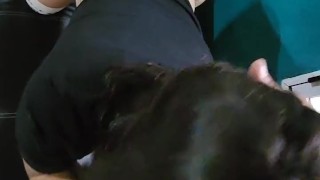 Sexo duro con la mujer de mi amigo. Me abre la cola al final para gran creampie anal