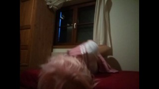 Sissy Cosplay Selfbondage Test Run