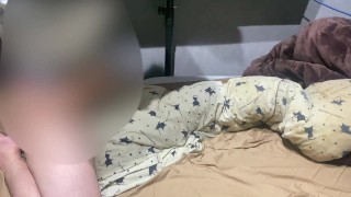 チョコケーキを食べて直ぐに疑似セックスをして唾をかける