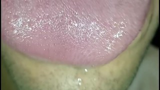 Horny long tongue slut JOI Please cum in my mouth