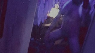 Naked Angel plays with his dick