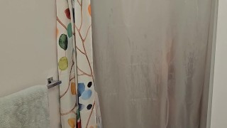 Taking a shower and then Jerking off