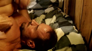 Cumming in my own mouth and eating cum