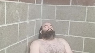 Campground shower Masturbation
