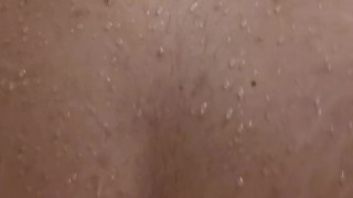 Riding my 6 inch dildo in the bathroom