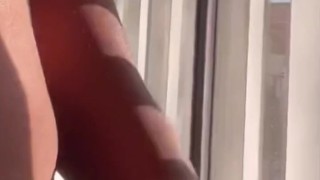 CAUGHT MY BEST FRIEND DAD NAKED with HIS UNCUT COCK PLAYING IN HIS LIVING ROOM