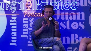 Clase de sexo y trio lesbico con squirt potente junto a Alanna, Emma y Anna en Juan Bustos Podcast