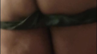 Wife strips for hubby and friend. Spreads ass and teases